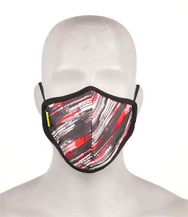 Rynox Defender Evo R99 Mask Pack of 3 Fast Red 2