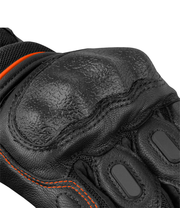 Rynox Tornado Pro 3 Gloves Black Orange 2