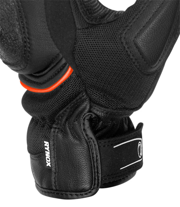 Rynox Tornado Pro 3 Gloves Black Orange 8
