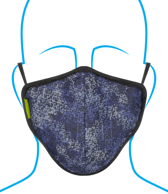 Rynox Defender Evo R99 Mask Pack of 3 Electric Blue 5