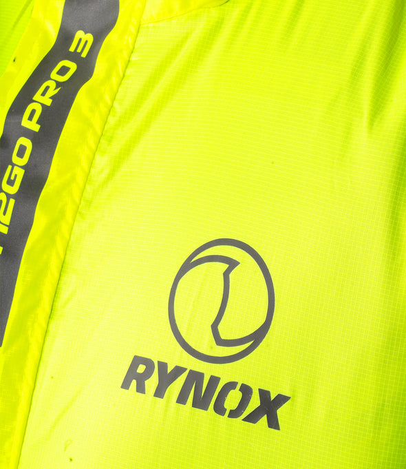 Rynox H2Go Pro 3 Rain Jacket Hi-Viz Green 07