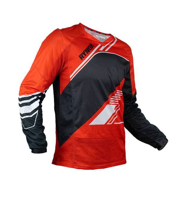 Rynox Frontier Pro Offroad Jersey Red Black White 01