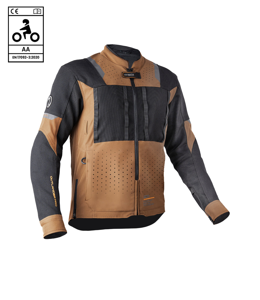 OUTLANDER PRO JACKET – CE CERTIFIED CLASS AA – Rynox Gear