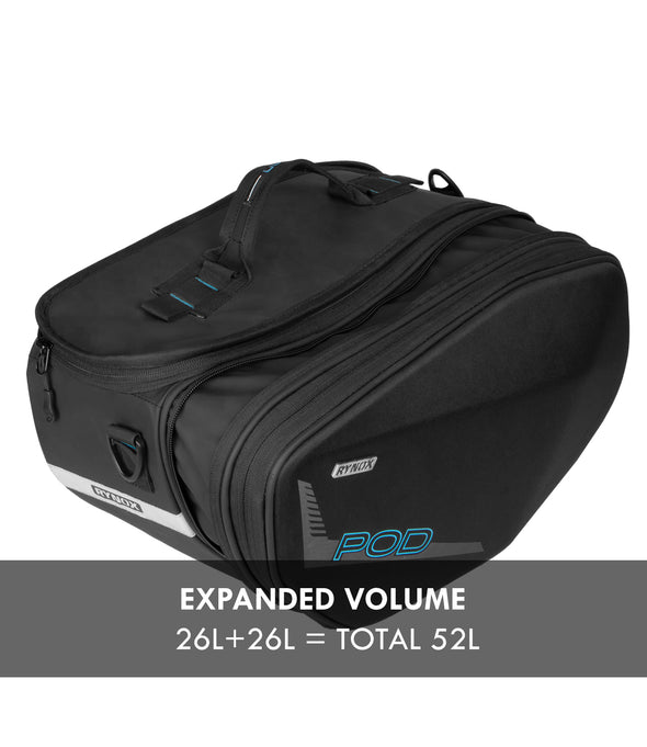 POD SADDLEBAGS 52L- STORMPROOF