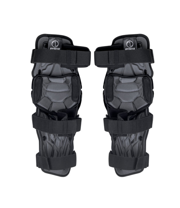 Rynox Bastion Bionic Knee Guards Black Hi-viz Green 9