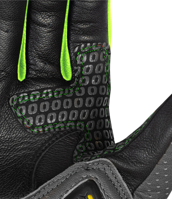 Rynox Storm Evo 2 Gloves Hi-Viz Green Black 5