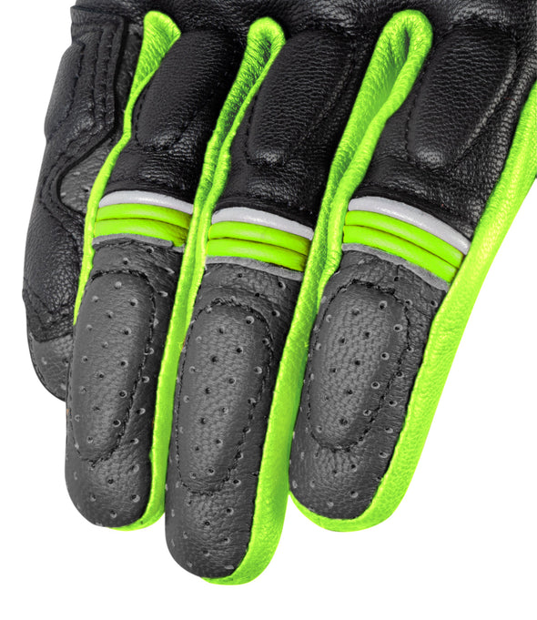 Rynox Storm Evo 2 Gloves Hi-Viz Green Black 7