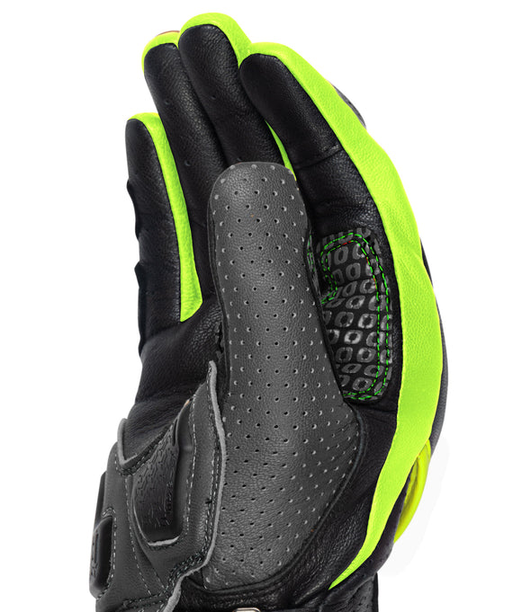 Rynox Storm Evo 2 Gloves Hi-Viz Green Black 8