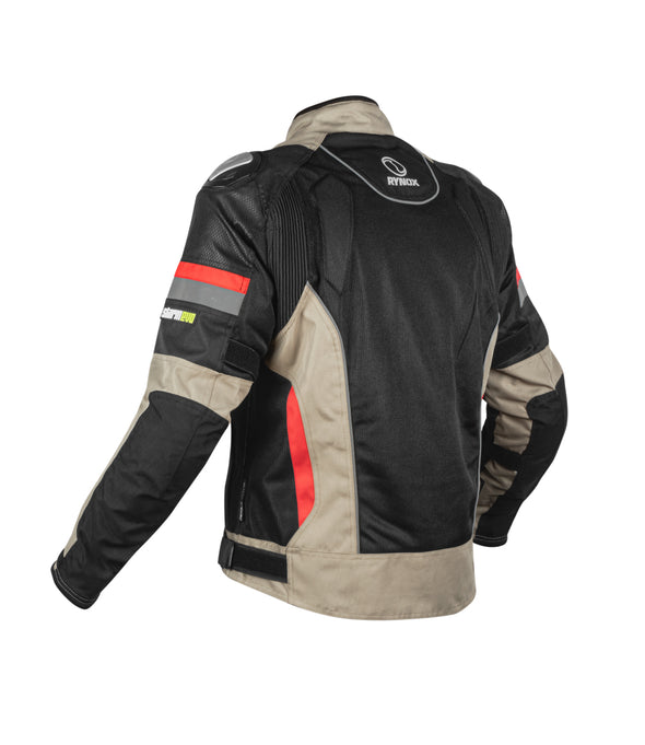 RYNOX URBAN X MESH JACKETS: Light Grey Camo + Black (No Liner - Only Jacket)  - Suzuki Motorcycles Riding Store