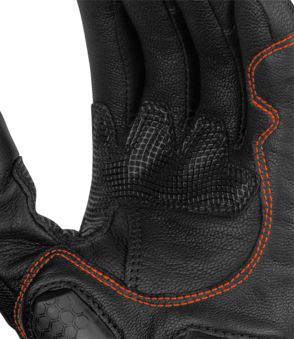 Rynox Tornado Pro 3 Gloves Black Orange 5