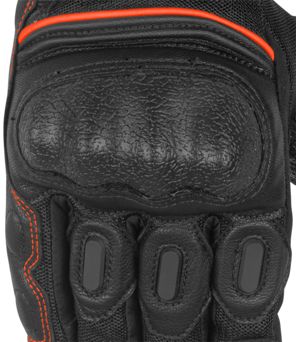 Rynox Tornado Pro 3 Gloves Black Orange 6