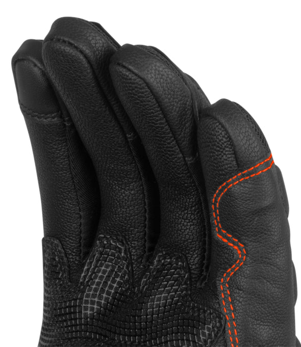 Rynox Tornado Pro 3 Gloves Black Orange 7