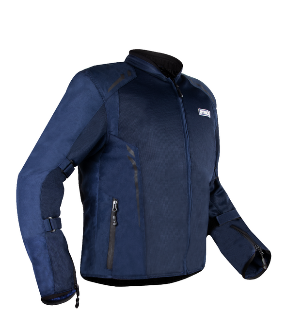 NWT Tek Gear Reversible Fleece Jacket Blue Black Trim Size Medium