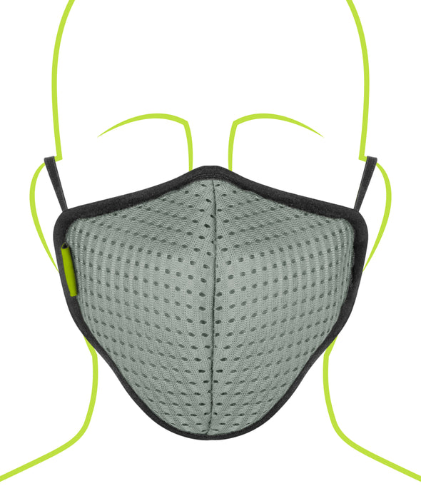 Rynox Defender Pro R95 Mask Light Grey 6