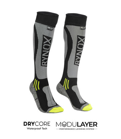 Rynox H2Go Waterproof Socks Black Grey 01