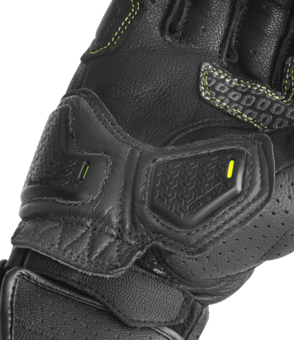 Rynox Storm Evo 3 Gloves Hi-Viz Green Black 02