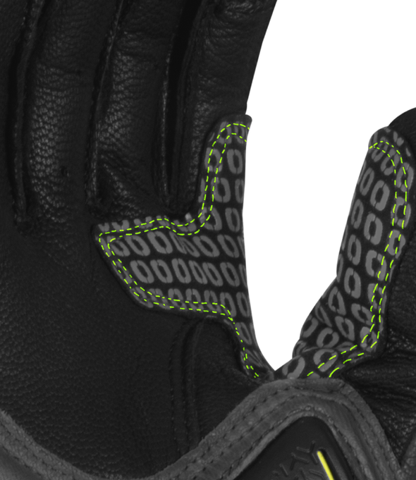 Rynox Storm Evo 3 Gloves Hi-Viz Green Black 07