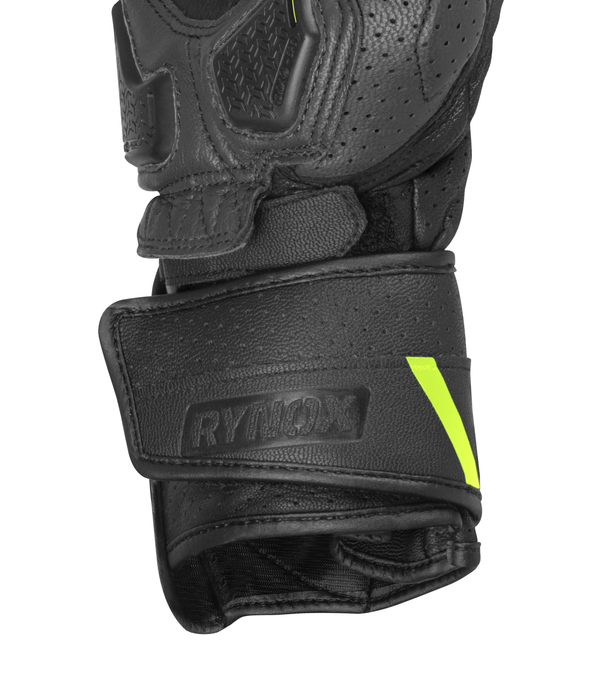 Rynox Storm Evo 3 Gloves Hi-Viz Green Black 09