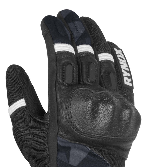 Rynox Urban X Gloves Camo Blue 5